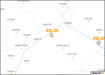 map of Polom