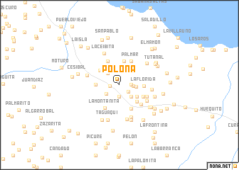 map of Poloña