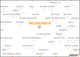 map of Polonichnaya