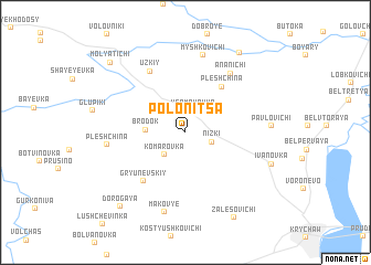 map of Polonitsa