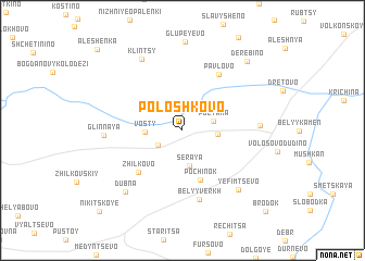 map of Poloshkovo