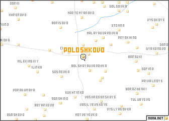 map of Poloshkovo