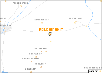 map of Polosinskiy