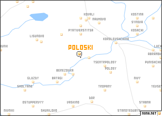 map of Poloski