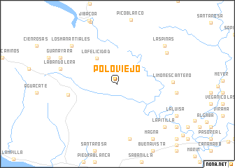 map of Polo Viejo