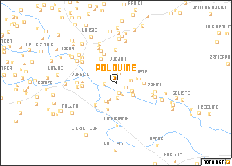 map of Polovine