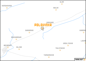 map of Polovinka