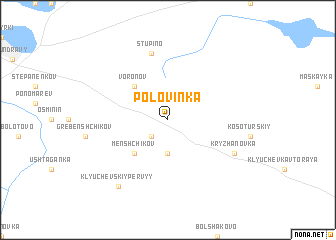 map of Polovinka