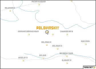 map of Polovinskiy