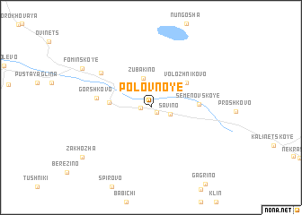 map of Polovnoye