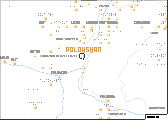 map of Polowshan