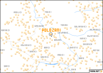 map of Položani