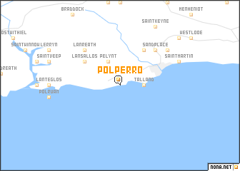 map of Polperro