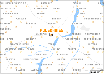 map of Polska Wieś