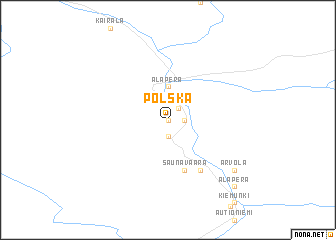 map of Polska