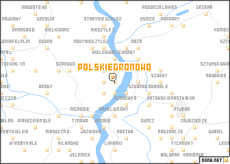 map of Polskie Gronowo