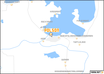 map of Polson