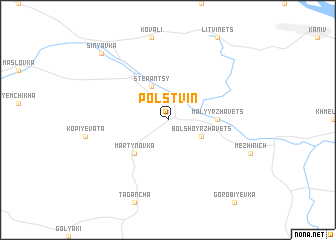 map of Polstvin