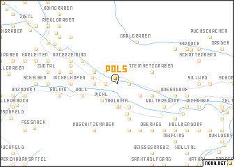 map of Pöls