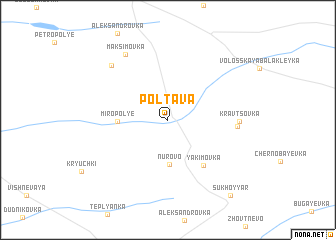 map of Poltava