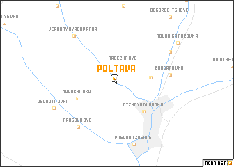 map of Poltava