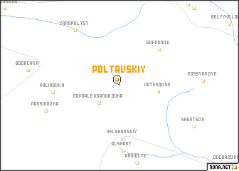 map of Poltavskiy