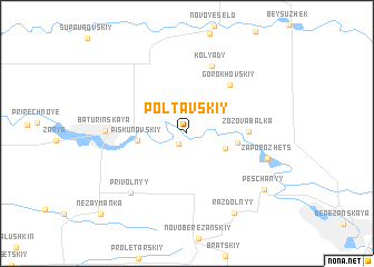 map of Poltavskiy