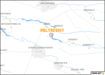 map of Poltavskiy