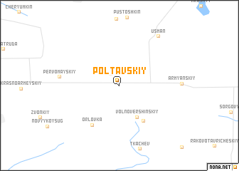 map of Poltavskiy