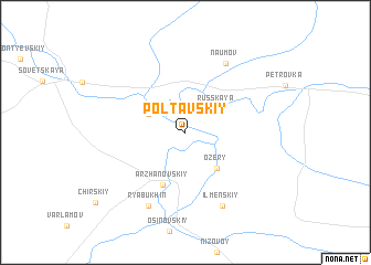 map of Poltavskiy