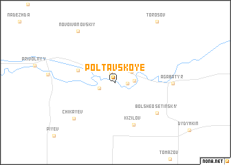 map of Poltavskoye