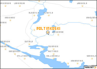 map of Poltinkoski