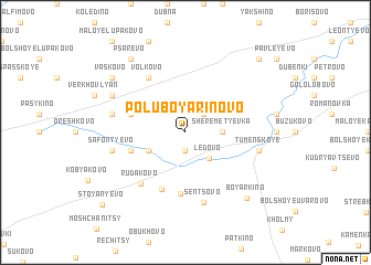 map of Poluboyarinovo