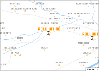 map of Polukhtino