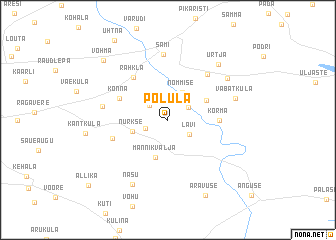 map of Põlula