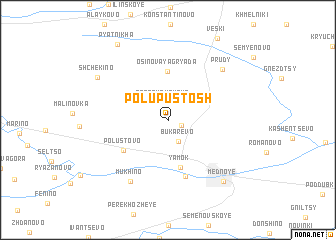 map of Polupustosh\
