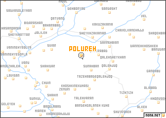 map of Polūreh