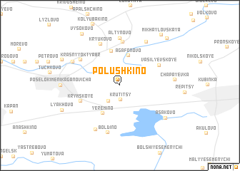 map of Polushkino