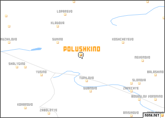 map of Polushkino