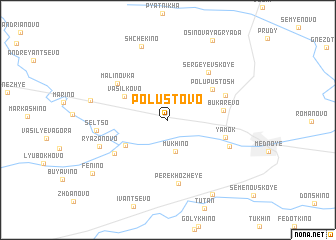 map of Polustovo