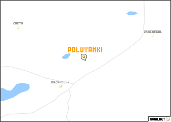 map of Poluyamki