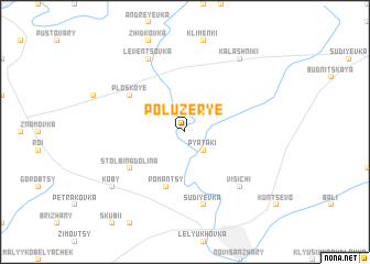 map of Poluzerʼye