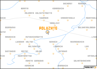 map of Poluzhʼye