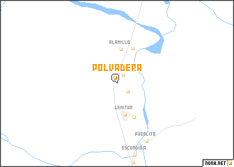 map of Polvadera