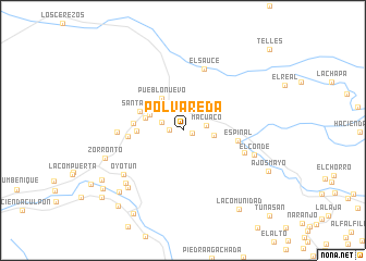 map of Polvareda