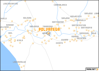 map of Polvareda