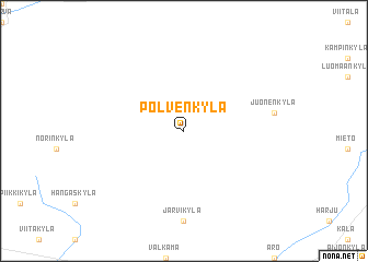 map of Polvenkylä