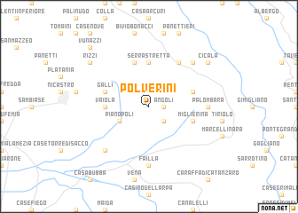 map of Polverini