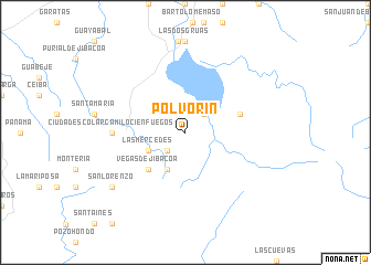 map of Polvorín