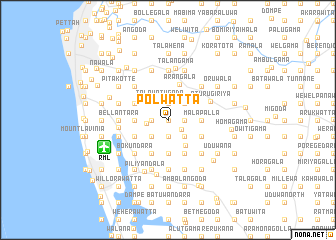 map of Polwatta